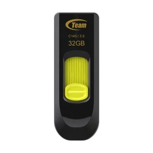 Team Group C145 32 GB USB 3.0 Flash Memory Drive - Yellow 32GB - Photo 1/2