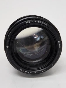 RARE JUPITER-9 Black 85mm f/2 Rangefinder Soviet lens mount M39 - Picture 1 of 4