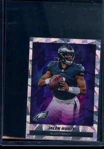 2021 Panini Mini Sticker Cracked Ice #328 Jalen Hurts Philadelphia Eagles - Bild 1 von 2