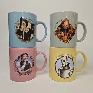 Zauberer von Oz 4-teiliges Set Sammler Kaffeetassen Dorothy, Blechmann, Löwe, Vogelscheuche - Bild 1 von 2