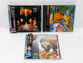 Neo Geo Game CD 3 Set Real Bout / Ryuko no Ken 2  / Fatal Fury Garou Densetsu 3