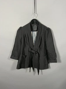 TED BAKER Coat - Size 1 UK8 - Black - Great Condition - Women’s - Picture 1 of 6