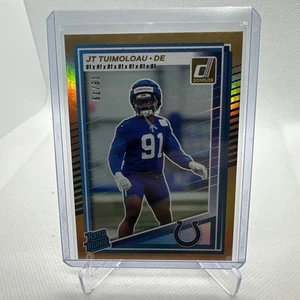 2025 Panini Donruss JT Tuimoloau Rated Rookie /91 # 398 Colts  - Foto 1 di 2