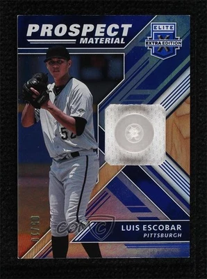 2018 Panini Elite Extra Edition Prospect Materials Blue /10 Luis Escobar #PM-LE - Image 1 of 2