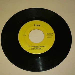 DEEP SOUL 45RPM RECORD -ROSE DAVIS - PLAY 101 - Picture 1 of 1
