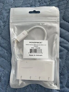 Monoprice USB-C to 4x USB-A 3.0 Adapter With 5Gbps Data Transfer Speed NEW - Picture 1 of 3