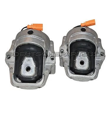 Juego de 2 soportes de montaje de motor hidráulico eléctrico L+R manual para Audi A4 QUATTRO 3.2 V6 Foto 1 de 2