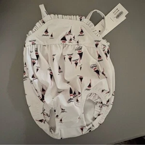 Janie and Jack nautical one piece swimsuit New - Picture 1 of 4