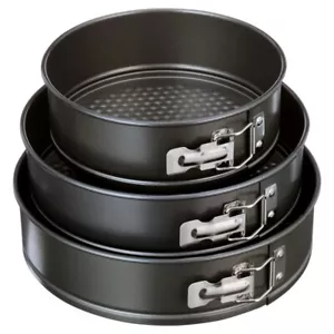 Mainstays, 6", 8", 10" Round Nonstick Carbon Steel Springform Cake Pans, Gray - Picture 1 of 12