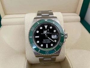 ROLEX SUBMARINER 126610LV “STARBUCKS” GREEN BEZEL BLACK DIAL  41MM FULL SET - Picture 1 of 10
