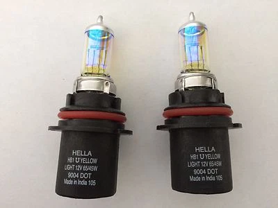 9004/HB1 Hella High Performance Xenon Light Bulbs White Beam Headlight/Fog Lamp - Image 1 of 2