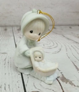 Precious Moments 1990 Dashing Through The Snow #521574 Bottom Engraving Cool! - Picture 1 of 9