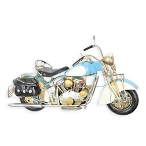 9932145-d Nostalgisches Modell-Auto Oldtimer Motorrad 20x15x37cm - Picture 1 of 1