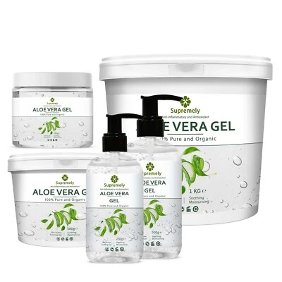 Aloe Vera Gel 100% Pure Natural Organic Multipurpose Soothing Hair & Skin Care  - Image 1 of 3