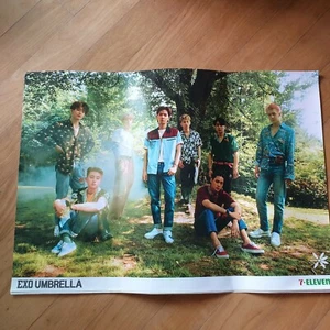 Exo umbrella 7-eleven poster members kpop - Picture 1 of 1