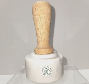 White Carrara Marble Made in Italy Meat Tenderizer Meat Mallet. - Picture 1 of 12