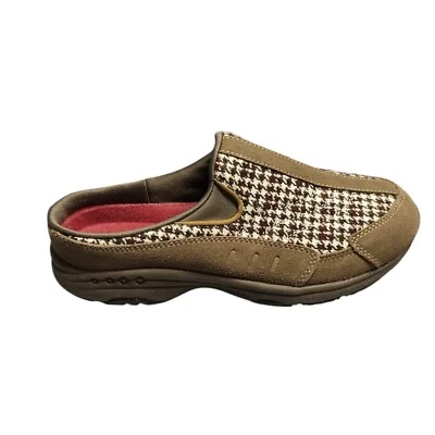 Easy Spirit Traveltime Mule Clogs Womens Size 7-7.5 Brown Multi Leather Slip On - Image 1 of 4