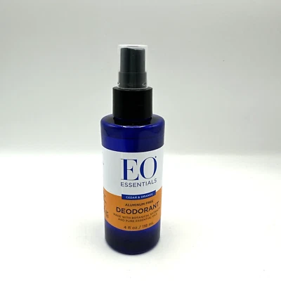 EO Desodorante Spray Aceite Esencial Botánico Sin Aluminio Cedro y Naranja 4oz. NUEVO Foto 1 de 4