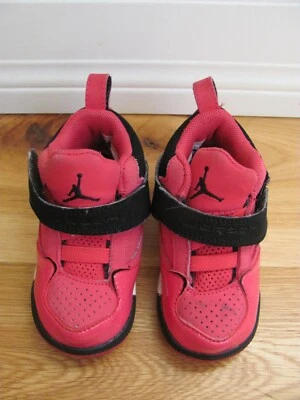 Zapatilla deportiva Nike Jordan Flight 2012 charol brillante gancho y bucle bebé niña 5C Foto 1 de 4