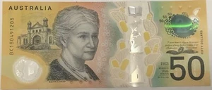 AUSTRALIA $50 Fifty Dollar 2018 Error Bank notes - Picture 1 of 3