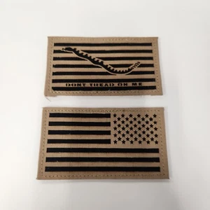 US Navy Laser Cut Flag Set New Fire Resistant Khaki - Picture 1 of 1