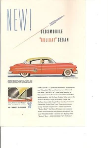 Magazine Ad- Vintage, 1951 Oldsmobile "Holiday" Sedan "Rocket 98" - Picture 1 of 1