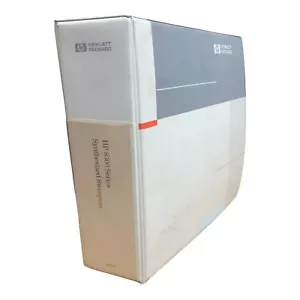 BARREDORAS SINTETIZADAS HP SERIE 8360 MANUAL DE SERVICIO - Imagen 1 de 3