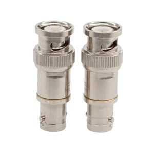 2X Adapter miedziany 50Ohm 38,5 mm Typ wkładki BNC Przepływ Terminator 50Ω A764 - Zdjęcie 1 z 4