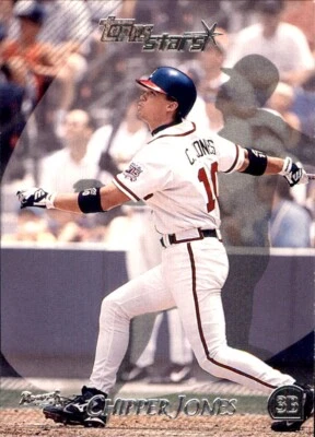 2000 Topps Stars #47 Chipper Jones ATLANTA BRAVES - Image 1 of 2