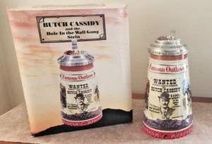 Anheuser Busch berühmte Gesetzlose Serie Butch Cassidy Loch in der Wand Gang Stein - Bild 1 von 22