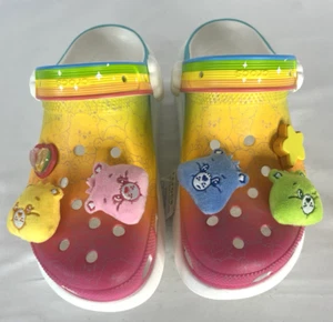 NWT CROCS X Care Bears Collaboration Crush Clog 'Light On' Women 8 Men 6 - Picture 1 of 10