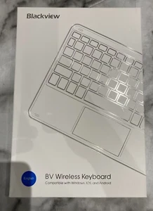 Blackview K1 Wireless Bluetooth Keyboard with Touchpad Compatible IOS, Android - Picture 1 of 4