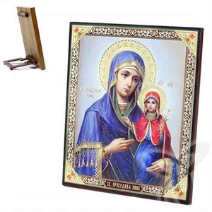 Ikone Heilige Anna Holz 15x18cm Heiligenbild Christlich Orthodox - Picture 1 of 1
