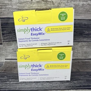 Simply Thick Easy Mix Lebensmittelverdicker 20 Stück Starterset mäßig Honig dick - Bild 1 von 2