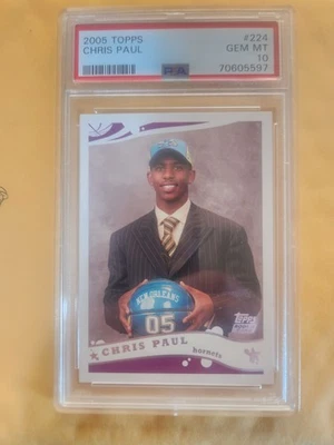 2005-06 Topps Chris Paul #224 (RC) PSA 10 Gem Mint - Image 1 of 2