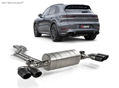 Impianto Completo Akrapovic Titan Porsche Cayenne, E/S-Hybrid Tipo 536 Facelift - Immagine 1 di 4