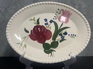 Blue Ridge Southern Potteries Blue Bell Bouquet 13-1/4” Platter Pottery China - Picture 1 of 5