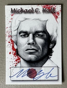 Michael C Hall Custom Limited Autographed Card Signed, Dexter - Picture 1 of 2