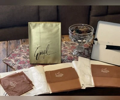 ENZEL de París 👉 3 PARES 👈 Medias de nylon vintage NEVERUN malla sin costuras Foto 1 de 4