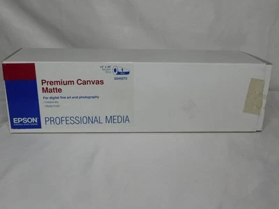 Epson Professional Media Premium Canvas Matte 13" x 20  Roll S045072 Almost 100% - Image 1 of 4