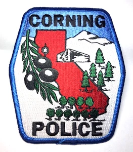 Corning California Police Patch - FREE Tracked US Shipping ! - Picture 1 of 1