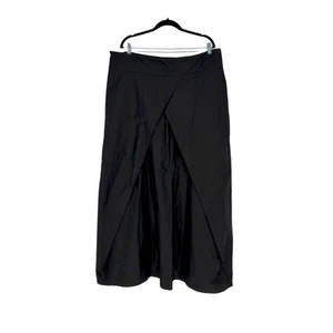 NWT Kotyto Black High Waist Maxi Cotton Skirt - Plus Size 2X - Goth - Cyberpunk - Picture 1 of 8