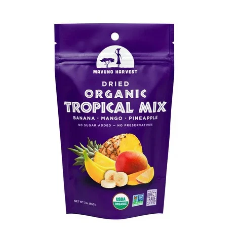 Snack de frutas secas Mavuno Harvest Tropical Mix 2 oz Foto 1 de 1