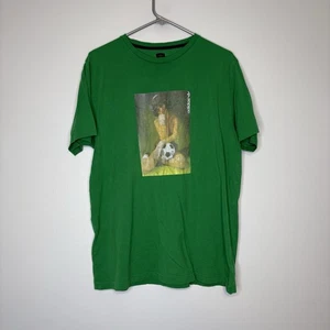 T-shirt vintage Y2K Adidas 2005 donna calcio verde uomo taglia XL RARA - Foto 1 di 8