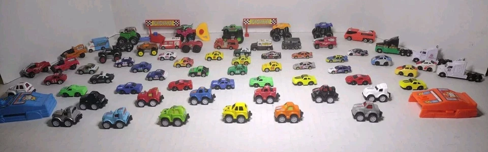 Винтажные микро автомобили Hot Wheels, Imperial, Road Champs, Funrise и универсальный лот 60+ - Изображение 1 из 4