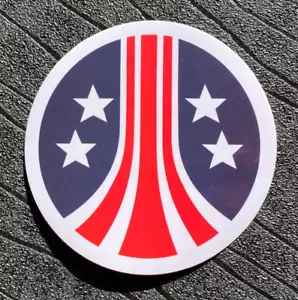 Aliens USCM Stars and Bars USS Sulaco Weyland Yutani PVC sticker - Picture 1 of 1