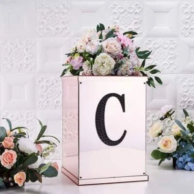 PEGATINAS GEMAS PEGATINAS PEDRERÍA NÚMERO LETRA NEGRO 8 PULGADAS fiesta manualidades Foto 1 de 4