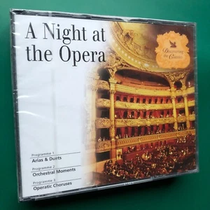 A NIGHT AT THE OPERA 3 x CD Arias & Duets | Orchestral Moments | Choruses SEALED - Picture 1 of 5