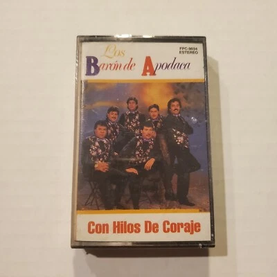 Los Baron De Apodaca Con Hilos De Coraje CASSETTE NUEVO SELLADO Fonovisa - Image 1 of 3