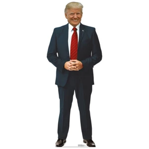 PRESIDENT DONALD TRUMP Lifesize CARDBOARD CUTOUT Standee Standup Poster MAGA - Picture 1 of 4